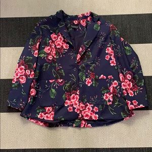 Eloquii Floral Blazer